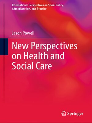 cover image of New Perspectives on Health and Social Care